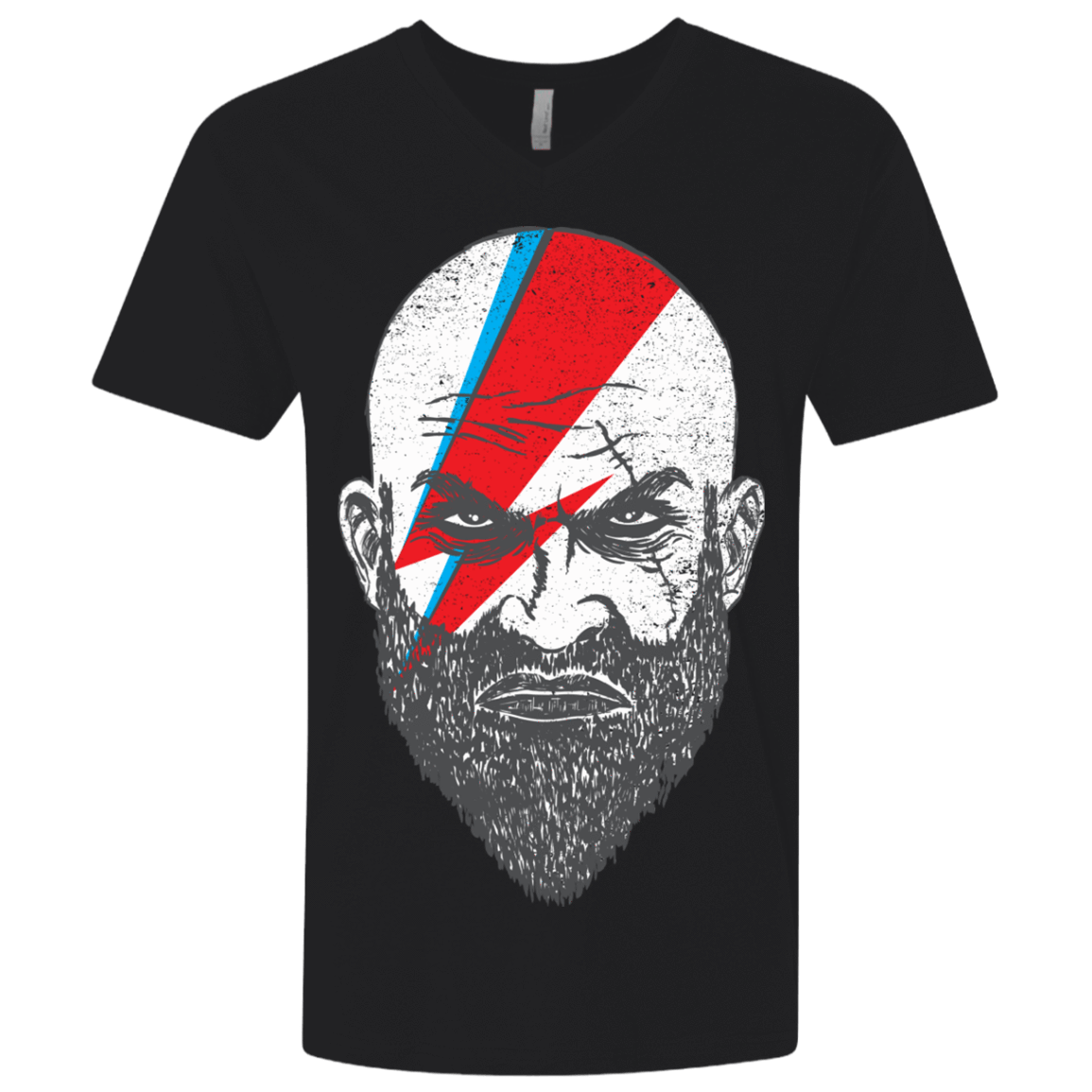 T-Shirts Black / X-Small Ziggy Kratos Men's Premium V-Neck