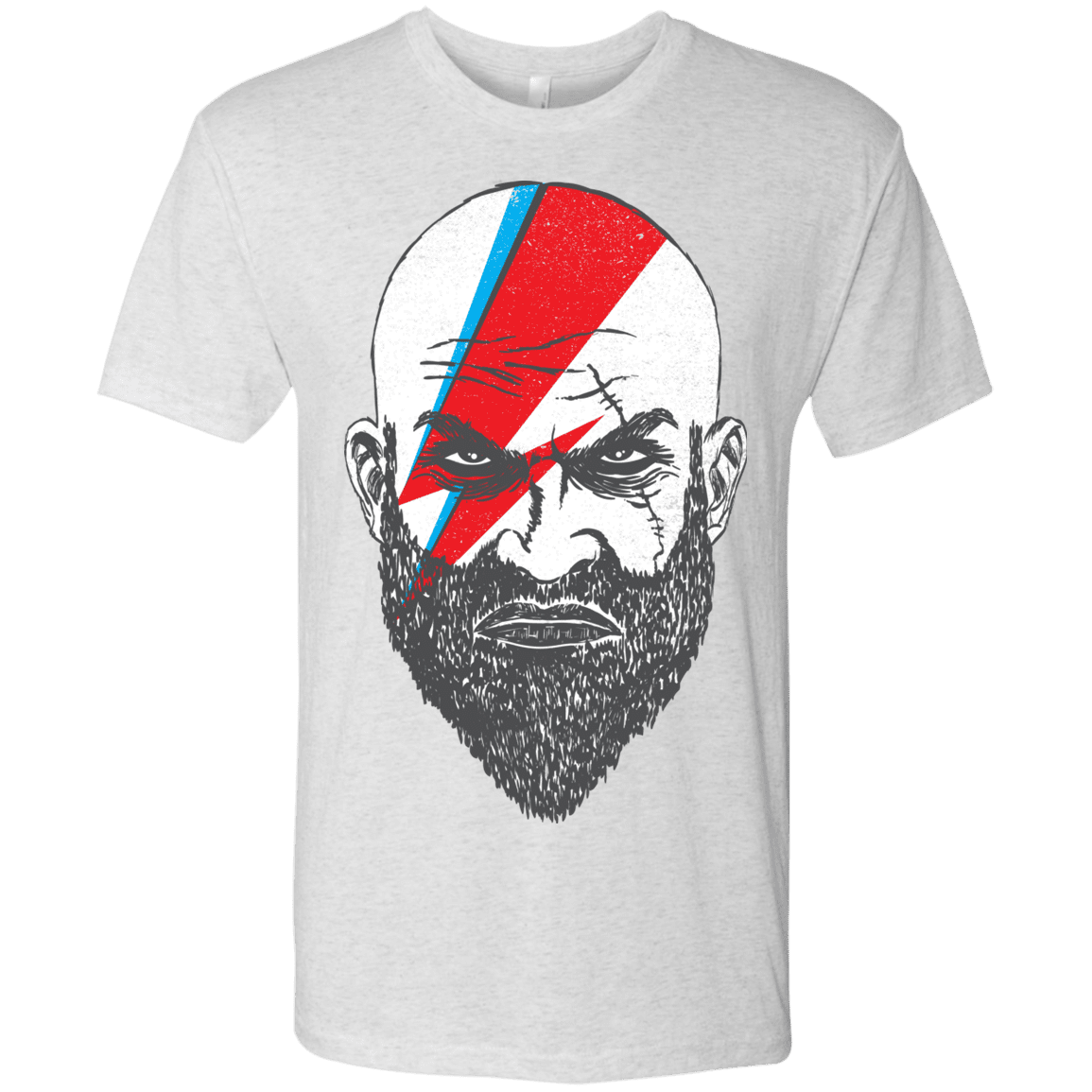 T-Shirts Heather White / S Ziggy Kratos Men's Triblend T-Shirt