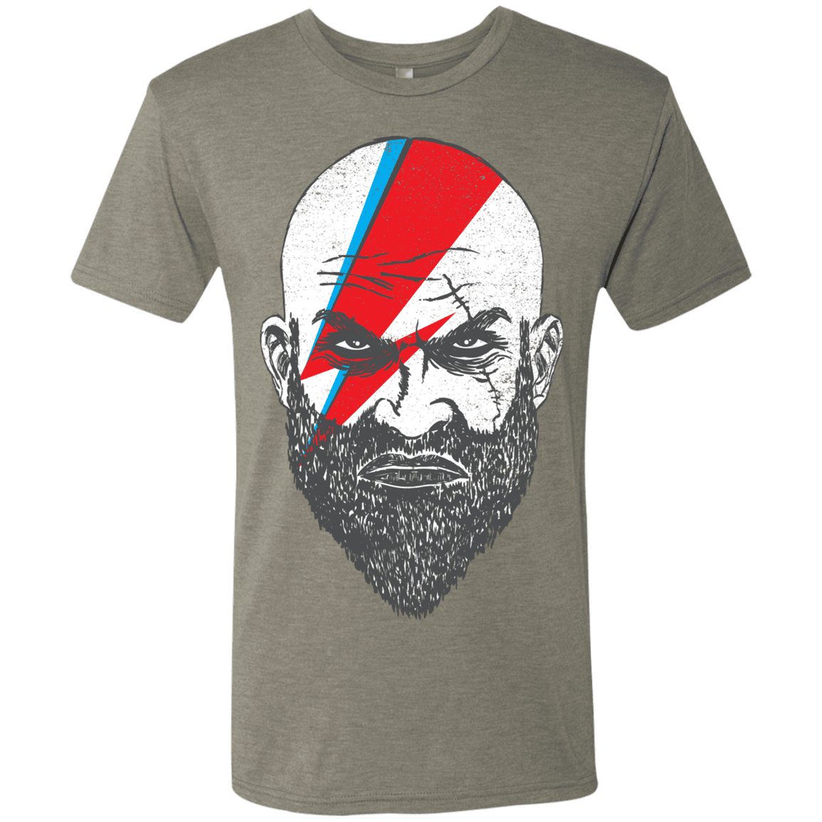 T-Shirts Venetian Grey / S Ziggy Kratos Men's Triblend T-Shirt