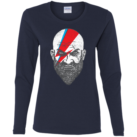 T-Shirts Navy / S Ziggy Kratos Women's Long Sleeve T-Shirt