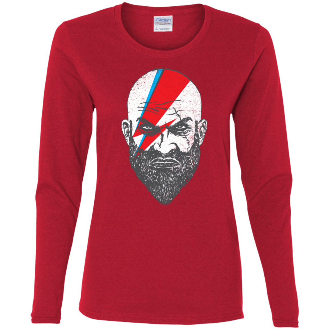 T-Shirts Red / S Ziggy Kratos Women's Long Sleeve T-Shirt