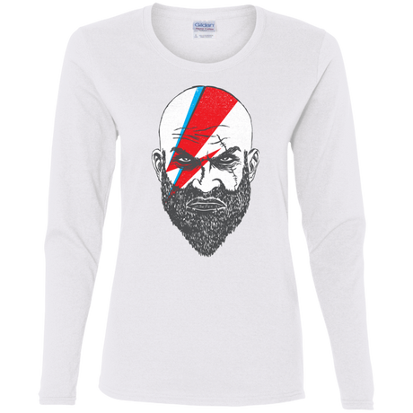 T-Shirts White / S Ziggy Kratos Women's Long Sleeve T-Shirt