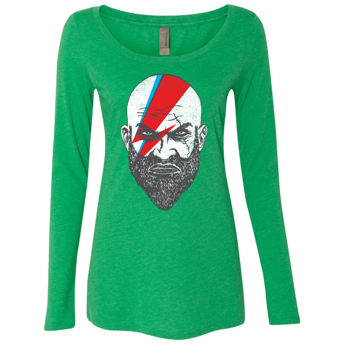 T-Shirts Envy / S Ziggy Kratos Women's Triblend Long Sleeve Shirt