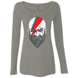 T-Shirts Venetian Grey / S Ziggy Kratos Women's Triblend Long Sleeve Shirt