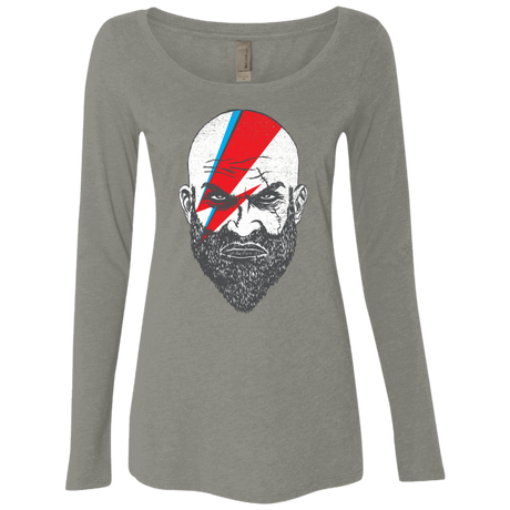 T-Shirts Venetian Grey / S Ziggy Kratos Women's Triblend Long Sleeve Shirt