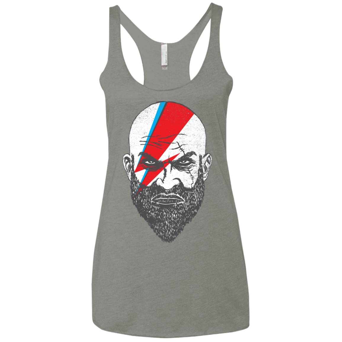 Ziggy Kratos Women's Triblend Racerback Tank