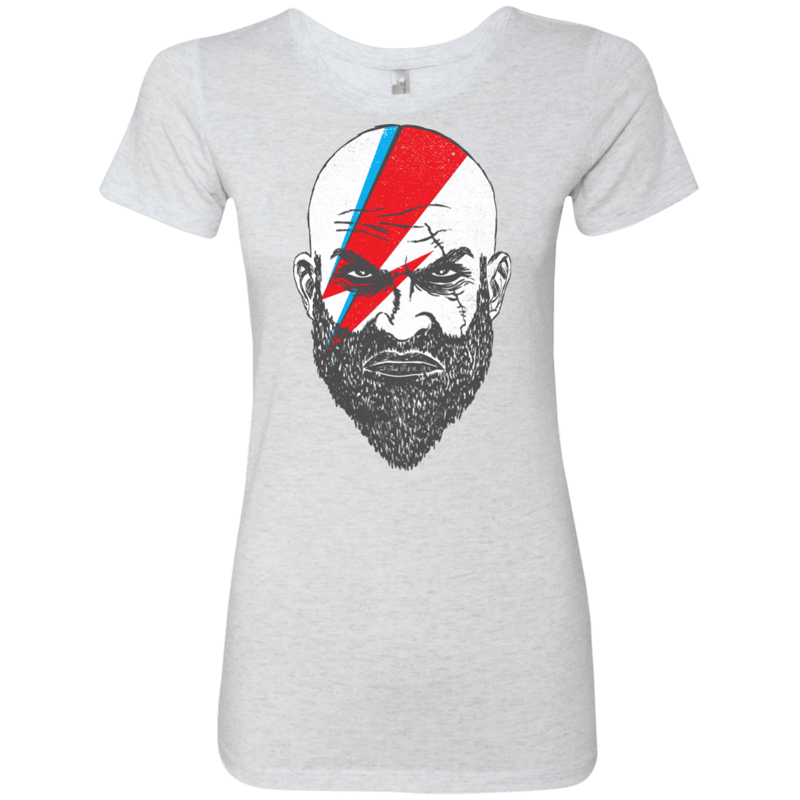 T-Shirts Heather White / S Ziggy Kratos Women's Triblend T-Shirt