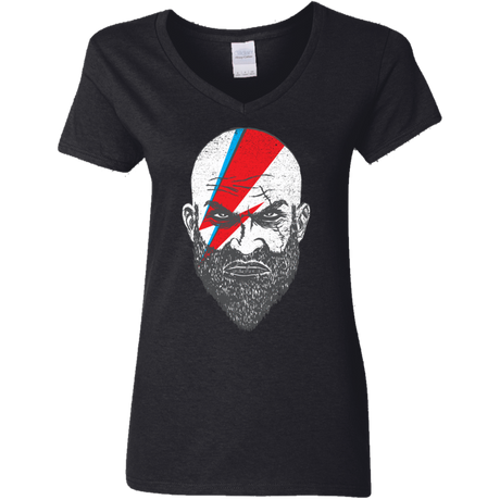 T-Shirts Black / S Ziggy Kratos Women's V-Neck T-Shirt