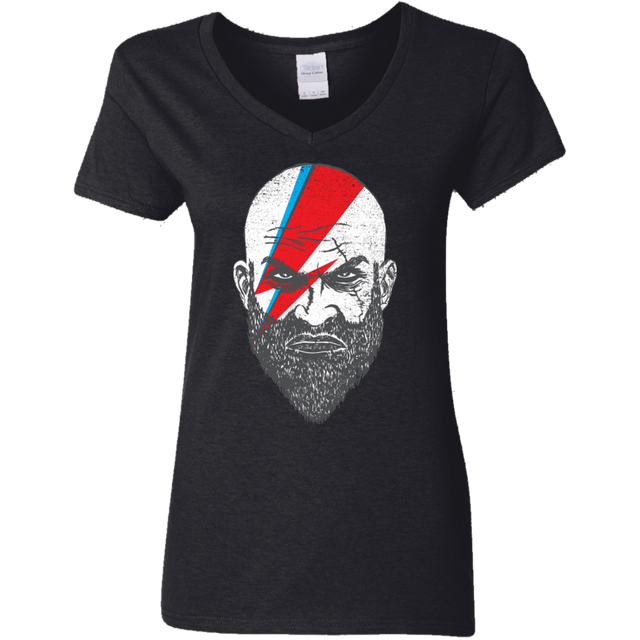 T-Shirts Black / S Ziggy Kratos Women's V-Neck T-Shirt