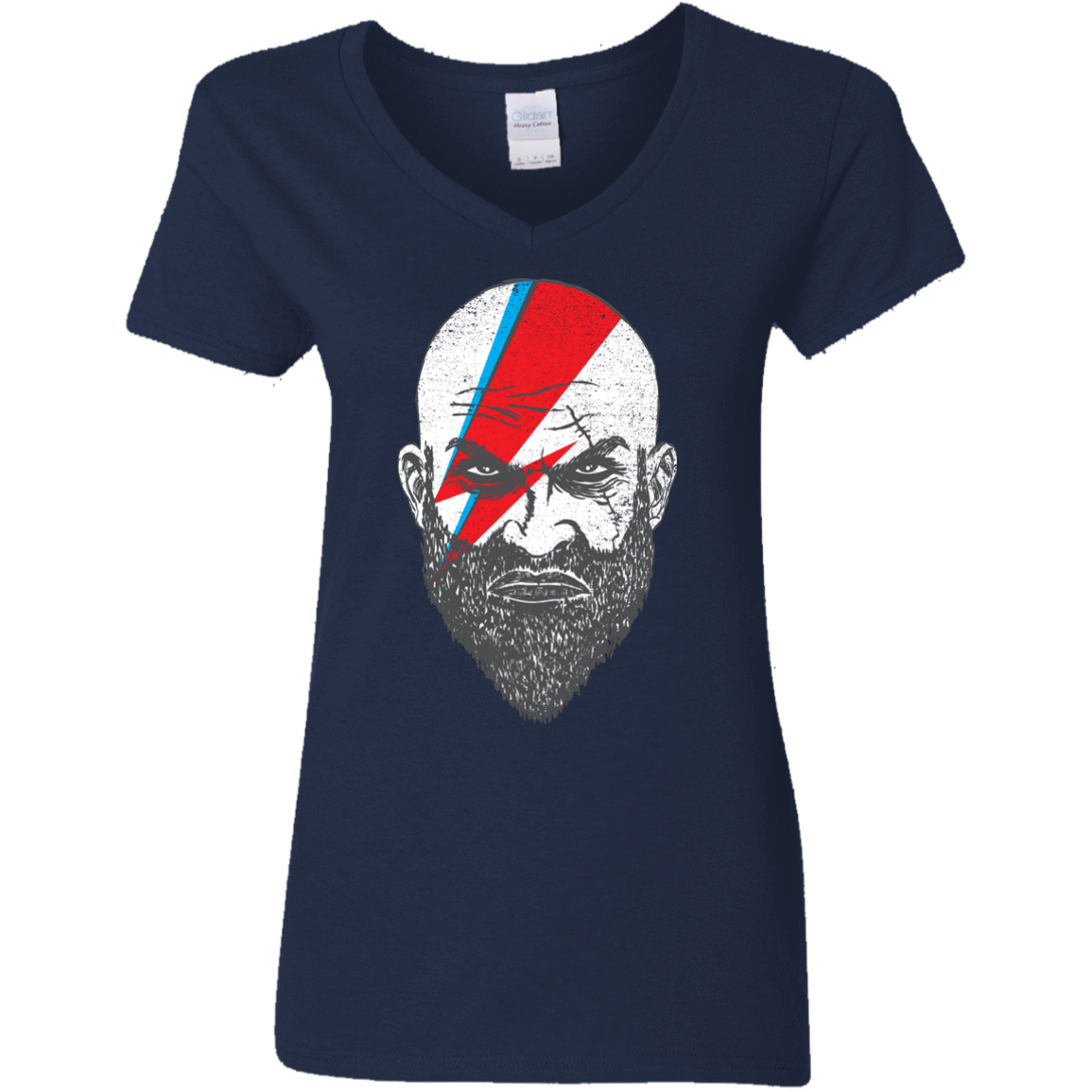 T-Shirts Navy / S Ziggy Kratos Women's V-Neck T-Shirt