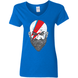 T-Shirts Royal / S Ziggy Kratos Women's V-Neck T-Shirt