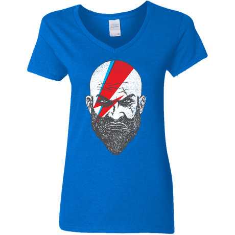 T-Shirts Royal / S Ziggy Kratos Women's V-Neck T-Shirt