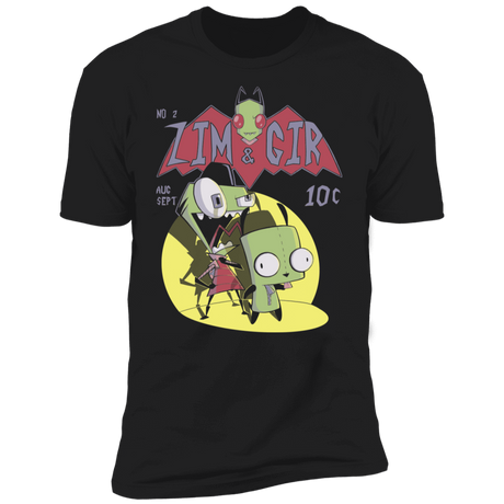 T-Shirts Black / X-Small Zim and Gir Men's Premium T-Shirt