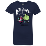 T-Shirts Midnight Navy / YXS Zim Pilgrim Girls Premium T-Shirt