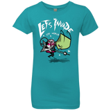 T-Shirts Tahiti Blue / YXS Zim Pilgrim Girls Premium T-Shirt