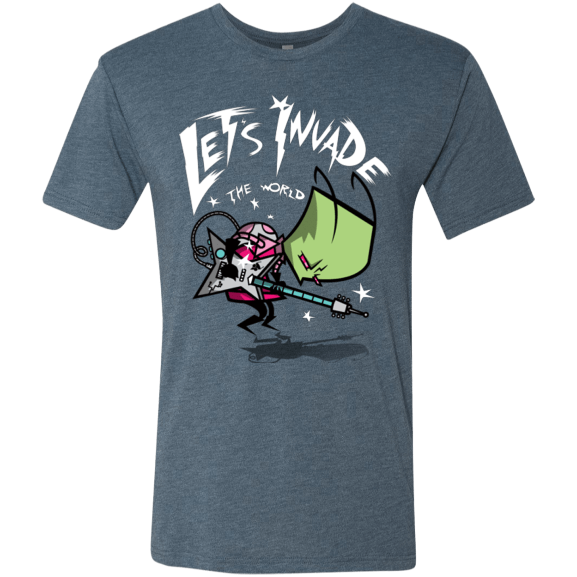 T-Shirts Indigo / Small Zim Pilgrim Men's Triblend T-Shirt