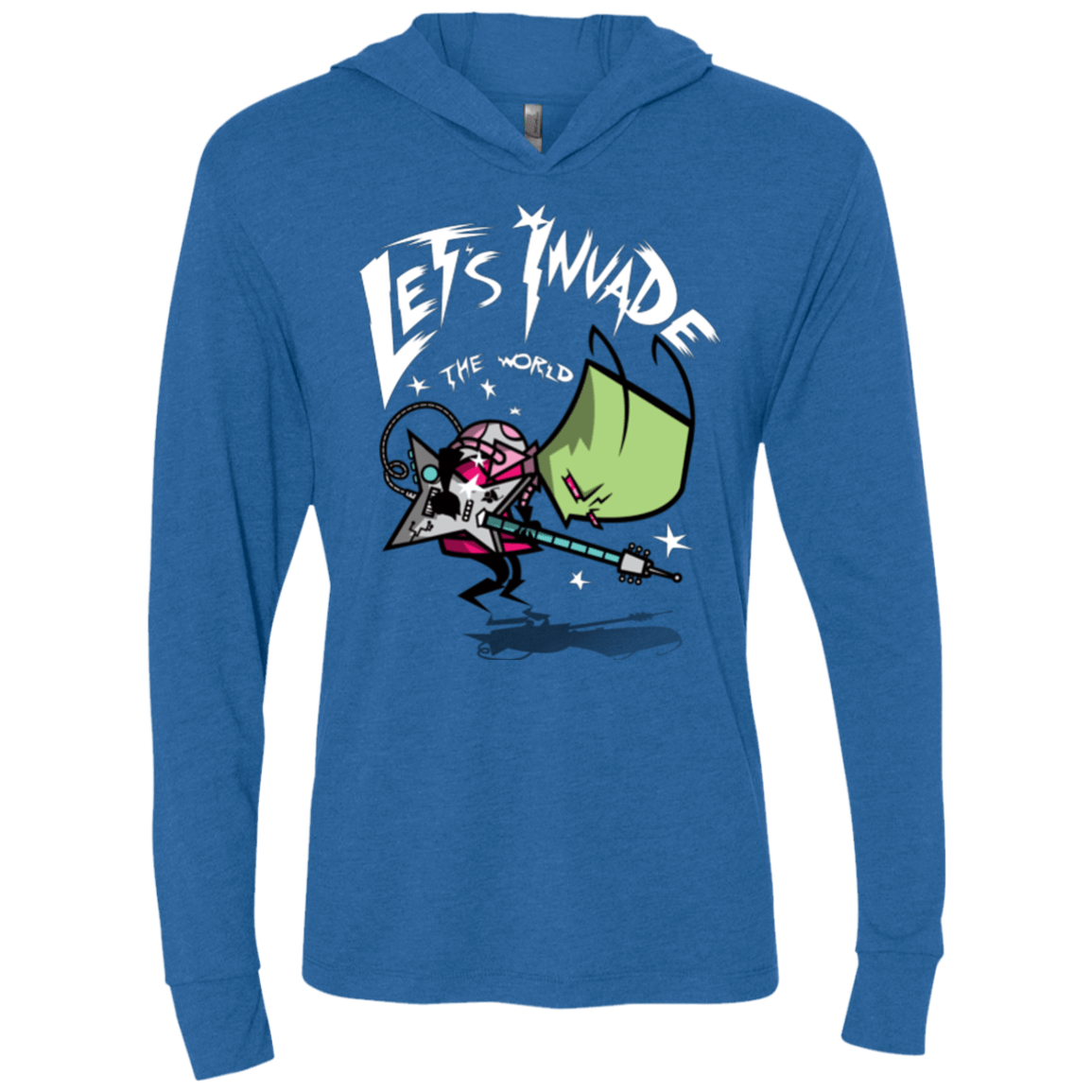 T-Shirts Vintage Royal / X-Small Zim Pilgrim Triblend Long Sleeve Hoodie Tee