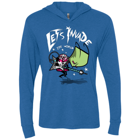 T-Shirts Vintage Royal / X-Small Zim Pilgrim Triblend Long Sleeve Hoodie Tee