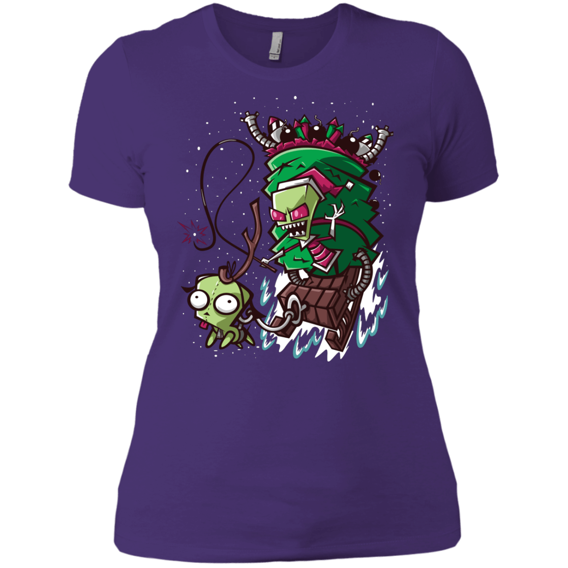 T-Shirts Purple / X-Small Zim Stole Christmas Women's Premium T-Shirt