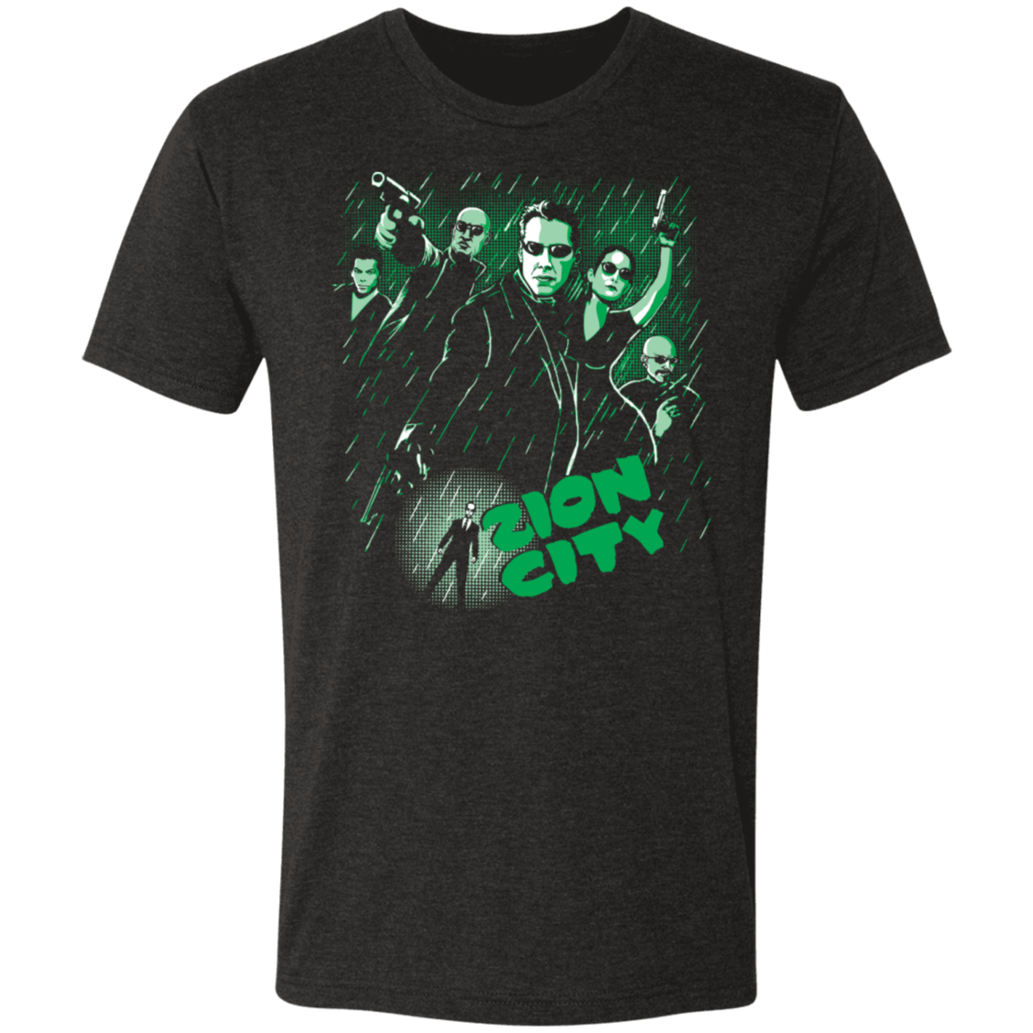 T-Shirts Vintage Black / S Zion City Men's Triblend T-Shirt