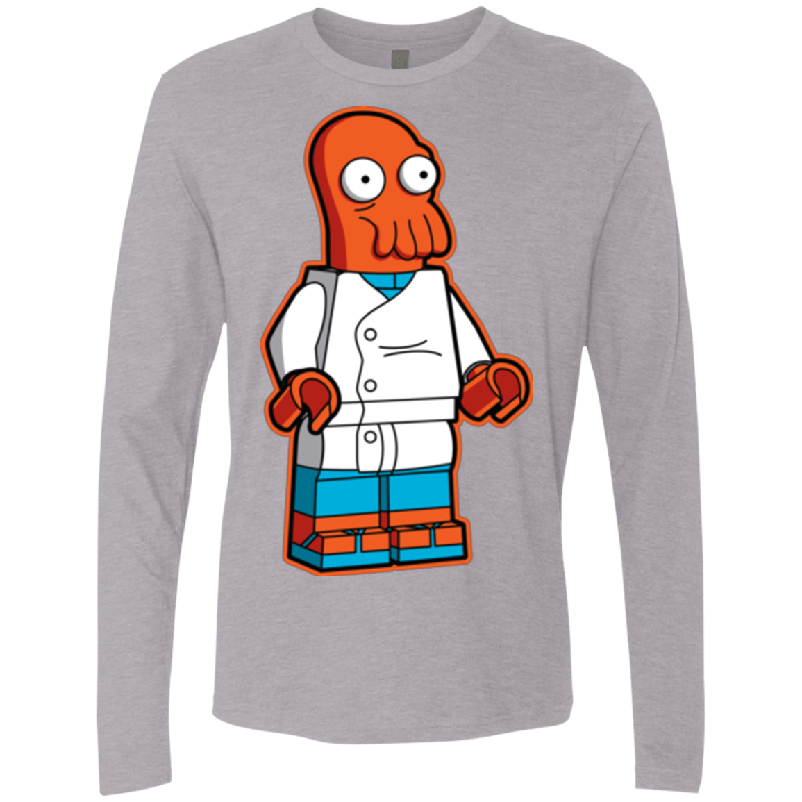 T-Shirts Heather Grey / Small Zoidbrick Men's Premium Long Sleeve