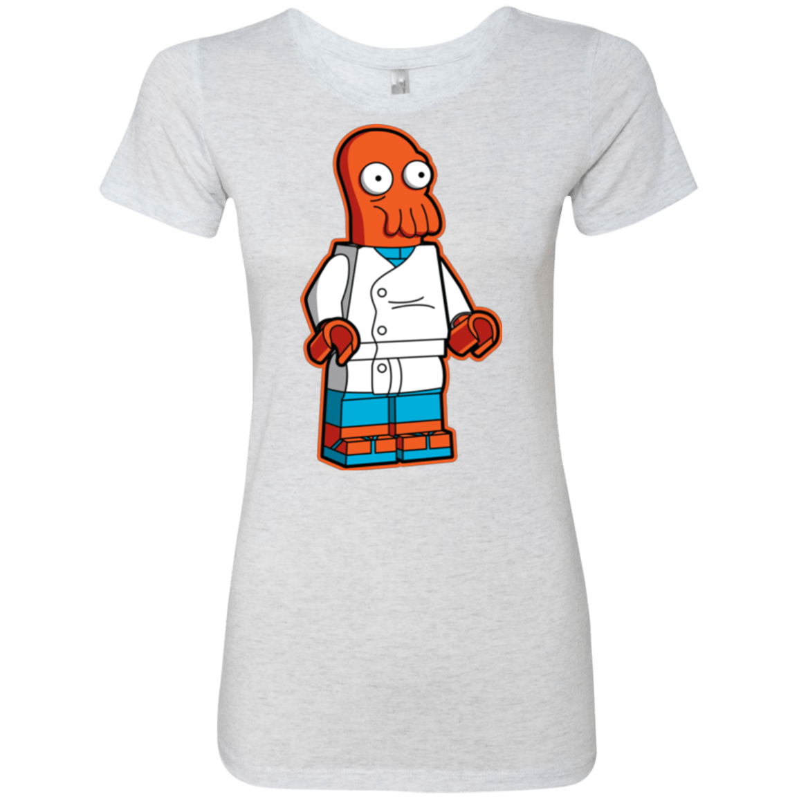 T-Shirts Heather White / Small Zoidbrick Women's Triblend T-Shirt