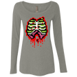 T-Shirts Venetian Grey / Small Zombie Guts Women's Triblend Long Sleeve Shirt