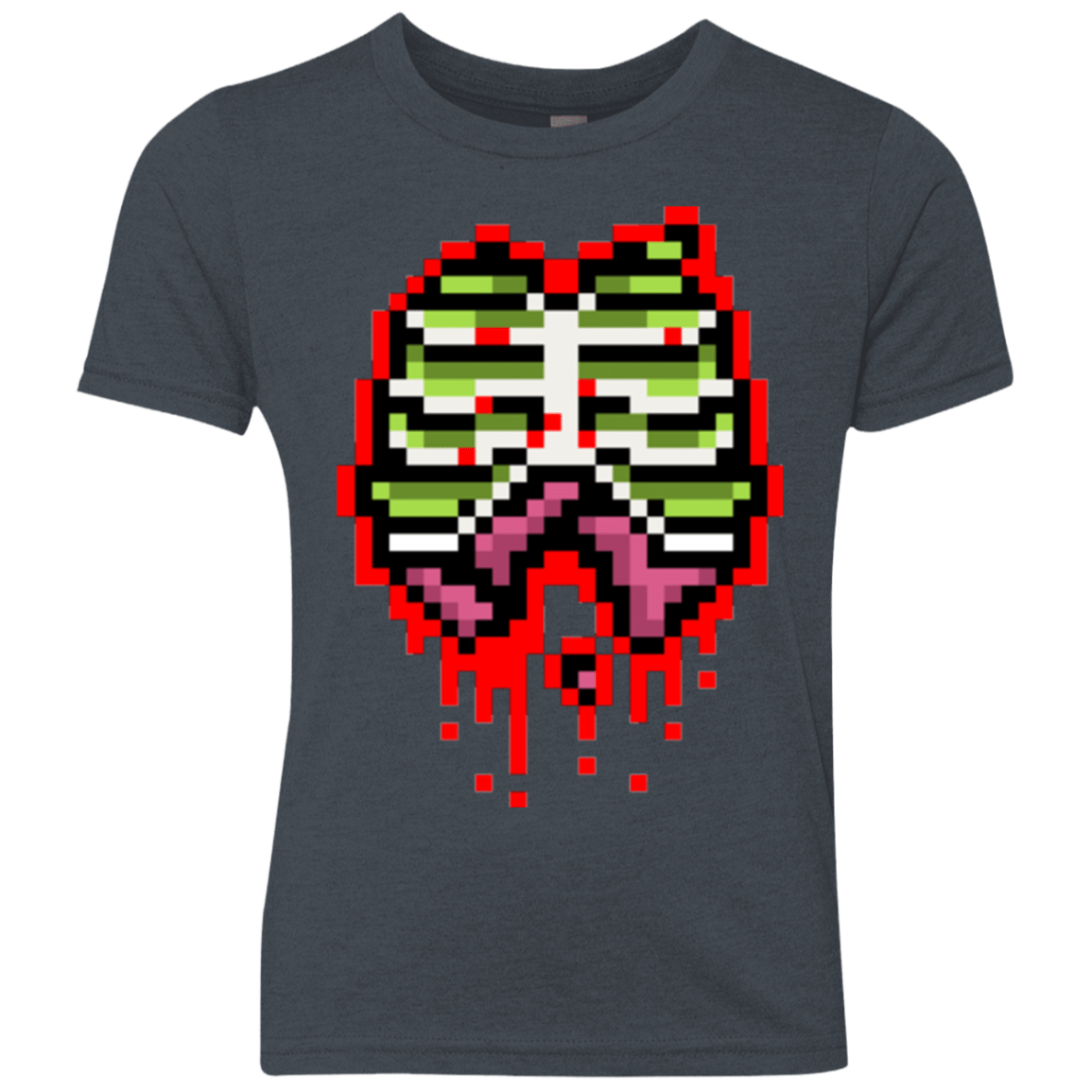 T-Shirts Vintage Navy / YXS Zombie Guts Youth Triblend T-Shirt