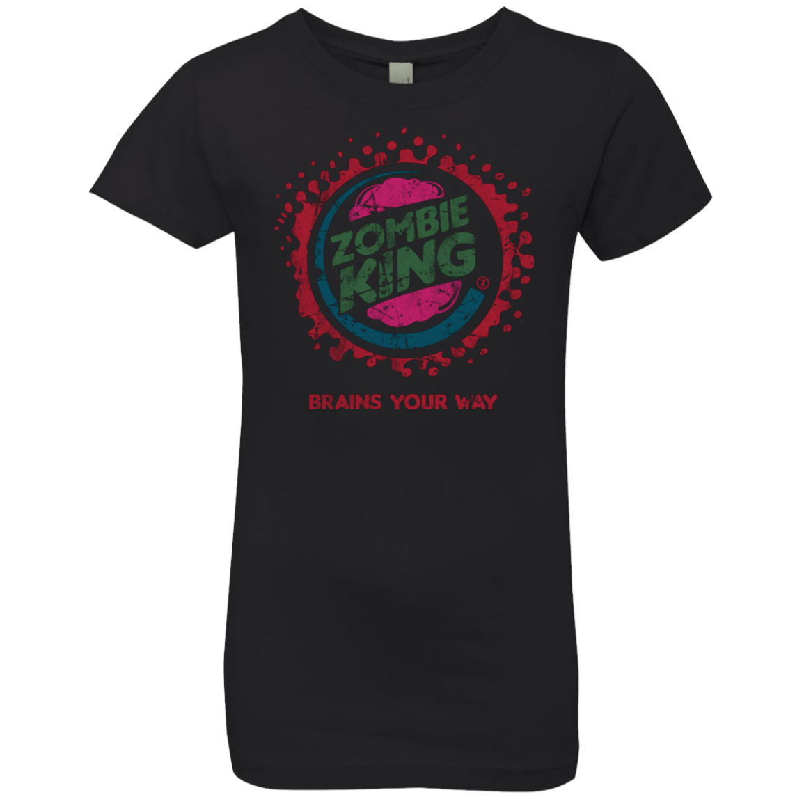 T-Shirts Black / YXS Zombie King Girls Premium T-Shirt