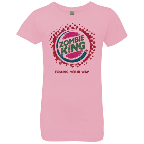 T-Shirts Light Pink / YXS Zombie King Girls Premium T-Shirt