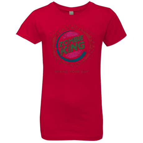 T-Shirts Red / YXS Zombie King Girls Premium T-Shirt