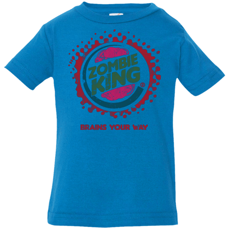 T-Shirts Cobalt / 6 Months Zombie King Infant PremiumT-Shirt