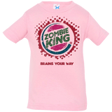 T-Shirts Pink / 6 Months Zombie King Infant PremiumT-Shirt