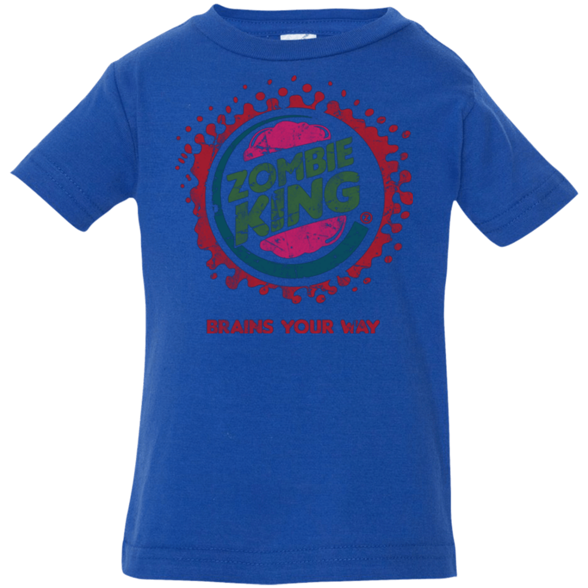 T-Shirts Royal / 6 Months Zombie King Infant PremiumT-Shirt