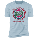 T-Shirts Light Blue / X-Small Zombie King Men's Premium T-Shirt