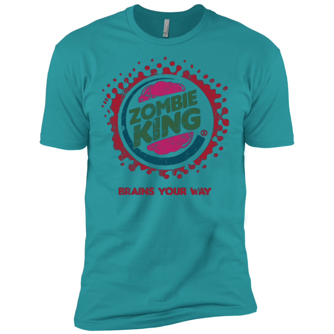 T-Shirts Tahiti Blue / X-Small Zombie King Men's Premium T-Shirt