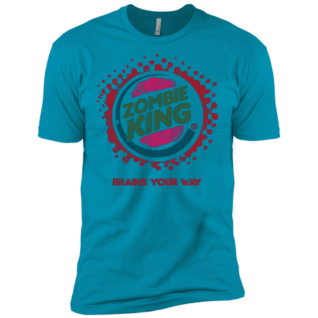 T-Shirts Turquoise / X-Small Zombie King Men's Premium T-Shirt