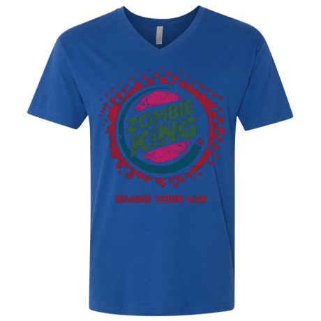T-Shirts Royal / X-Small Zombie King Men's Premium V-Neck