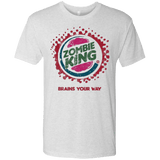 T-Shirts Heather White / Small Zombie King Men's Triblend T-Shirt