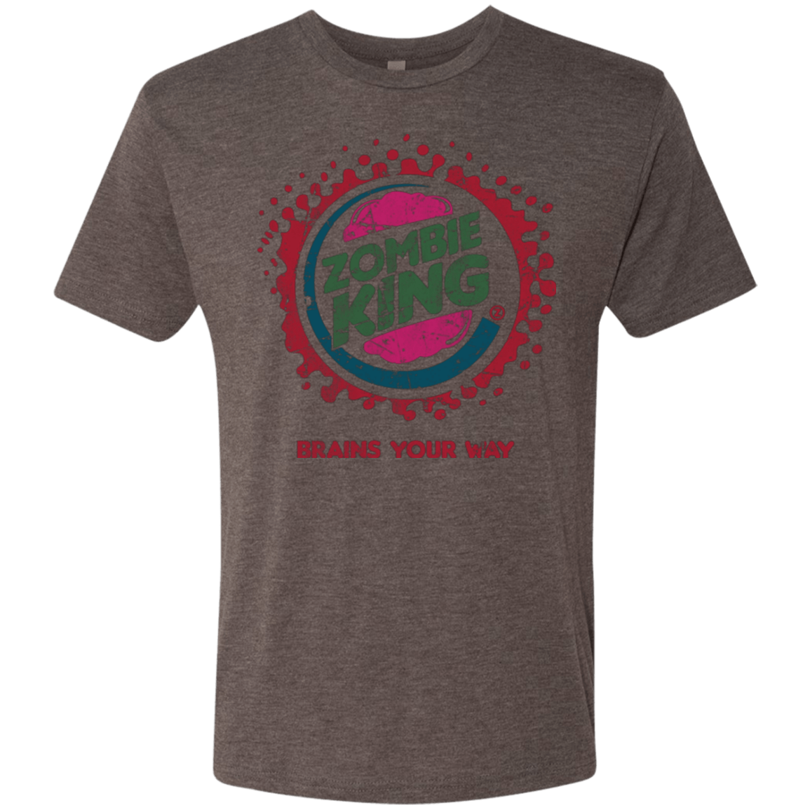 T-Shirts Macchiato / Small Zombie King Men's Triblend T-Shirt