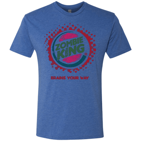 T-Shirts Vintage Royal / Small Zombie King Men's Triblend T-Shirt