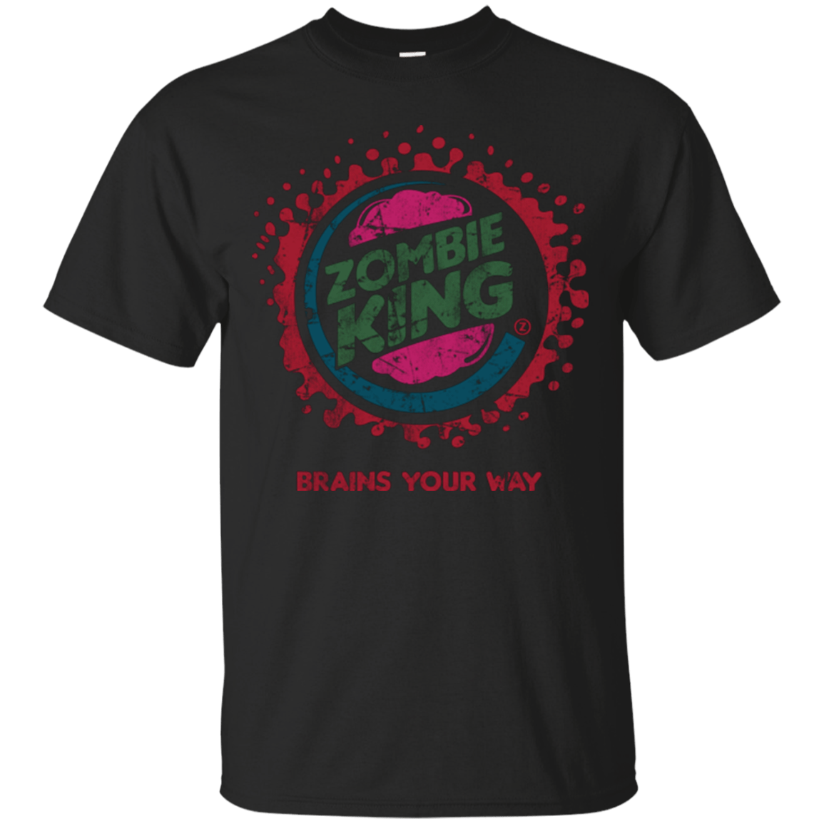 T-Shirts Black / Small Zombie King T-Shirt
