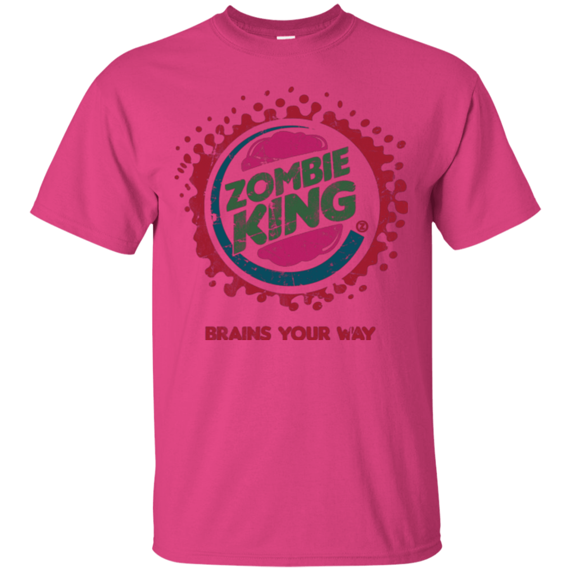 T-Shirts Heliconia / Small Zombie King T-Shirt