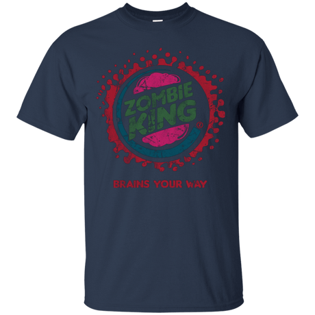 T-Shirts Navy / Small Zombie King T-Shirt