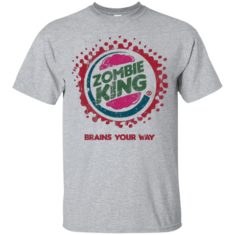 T-Shirts Sport Grey / Small Zombie King T-Shirt