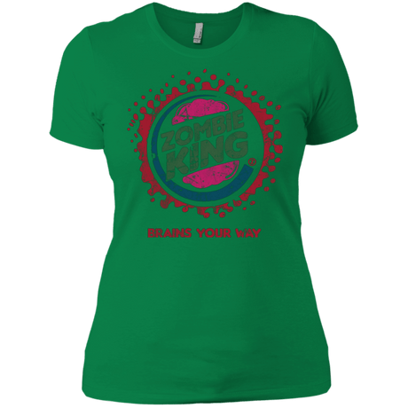 T-Shirts Kelly Green / X-Small Zombie King Women's Premium T-Shirt