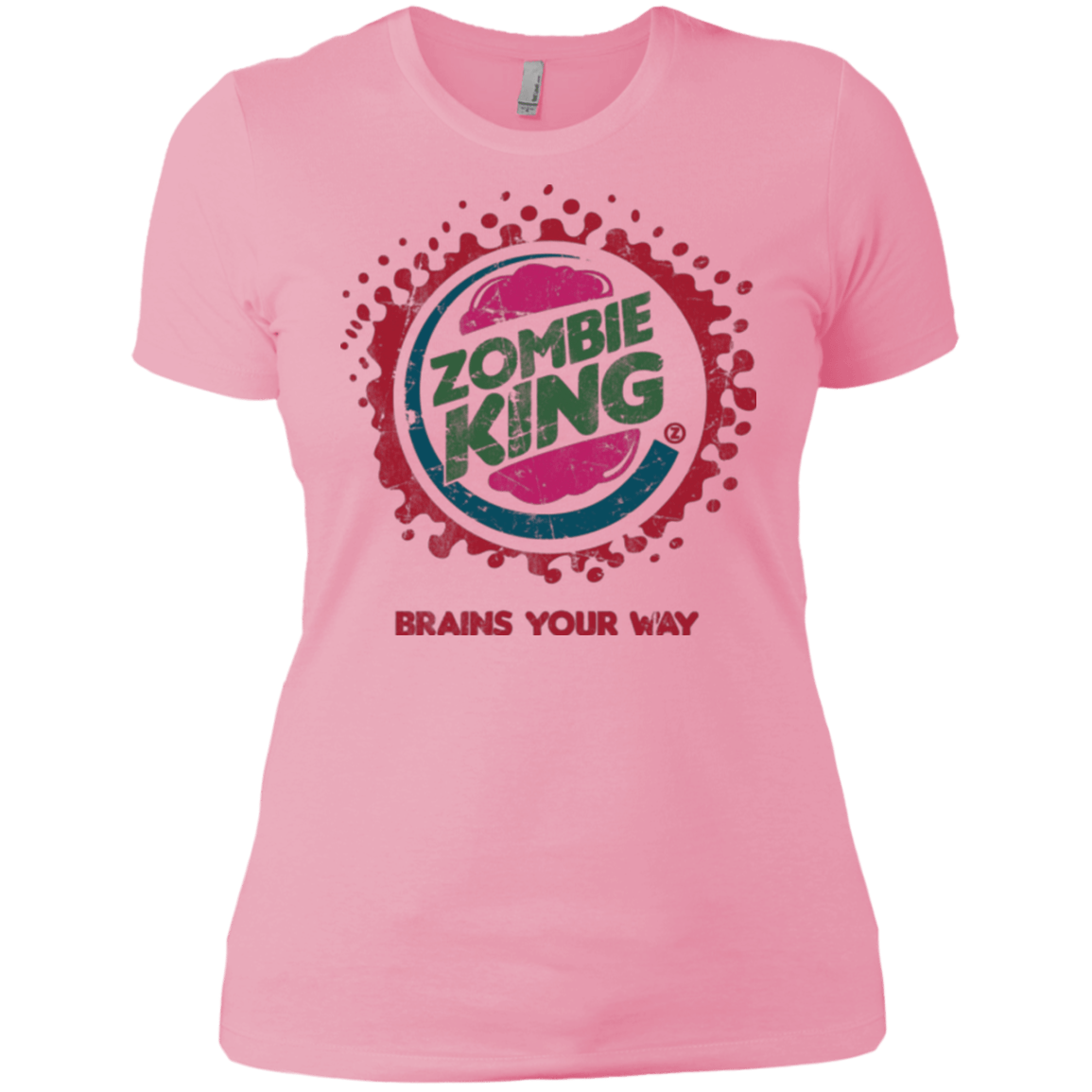 T-Shirts Light Pink / X-Small Zombie King Women's Premium T-Shirt