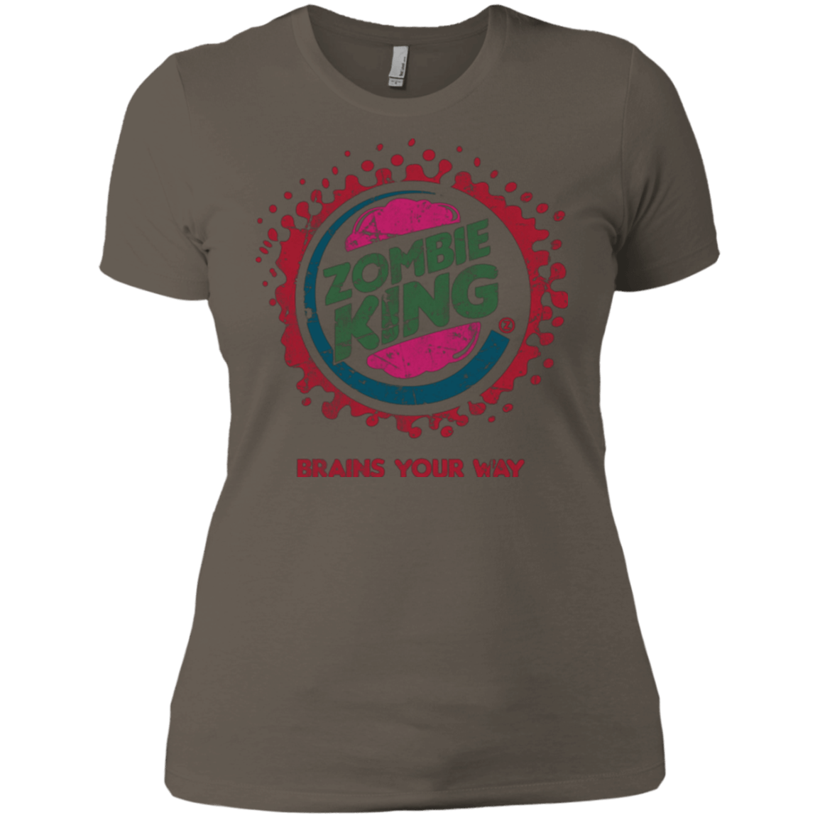 T-Shirts Warm Grey / X-Small Zombie King Women's Premium T-Shirt
