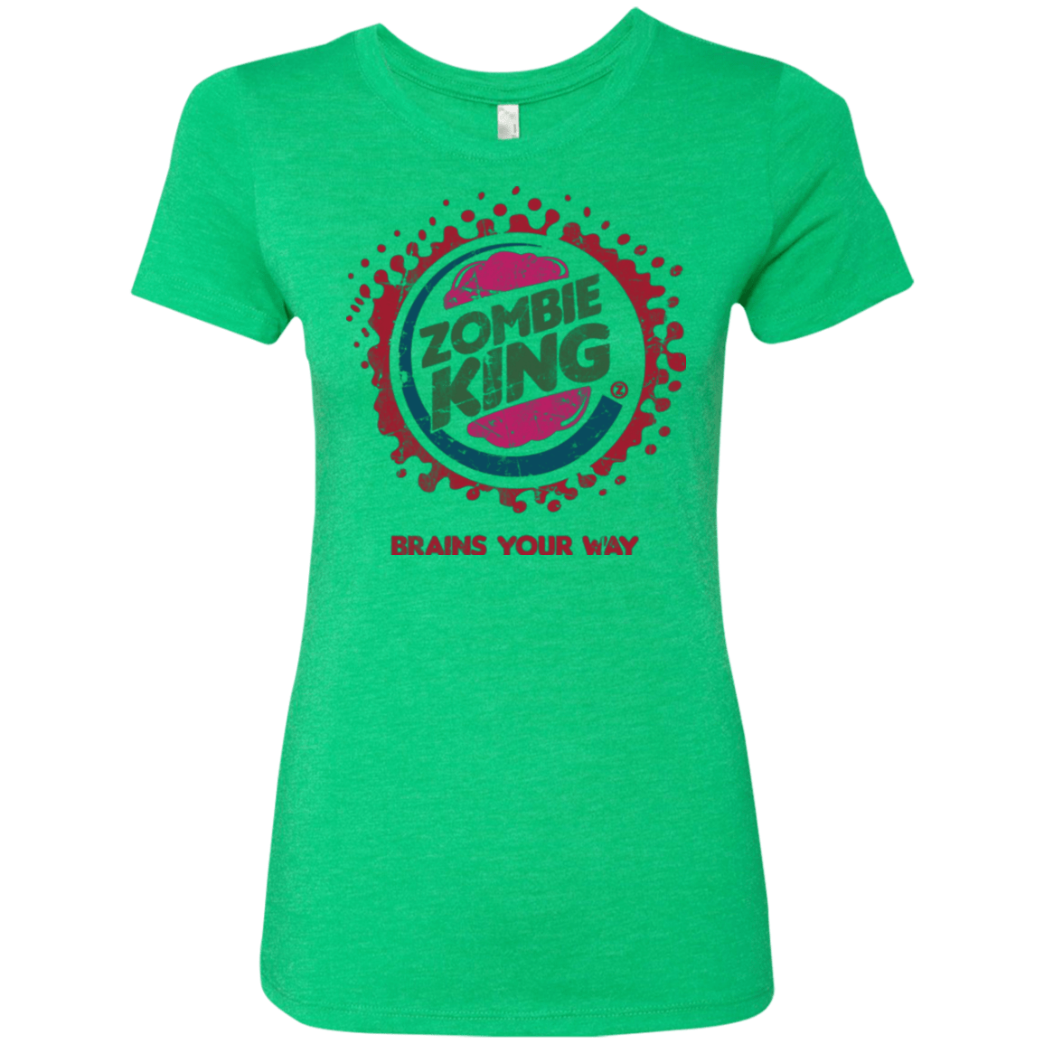 T-Shirts Envy / Small Zombie King Women's Triblend T-Shirt