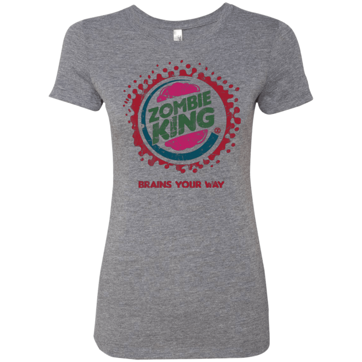 T-Shirts Premium Heather / Small Zombie King Women's Triblend T-Shirt